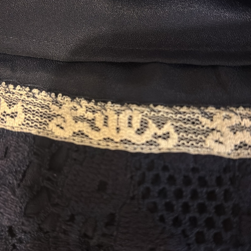 Lilly Pulitzer sleeveless navy lace dress Empire waist-size 12-lace - Picture 12 of 14